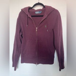 Men’s knit zip-up hoodie
